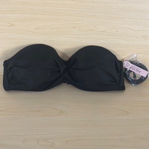 Victoria’s Secret Swim 36C Bandeau Bikini w/ removable Push-up Pads NWT